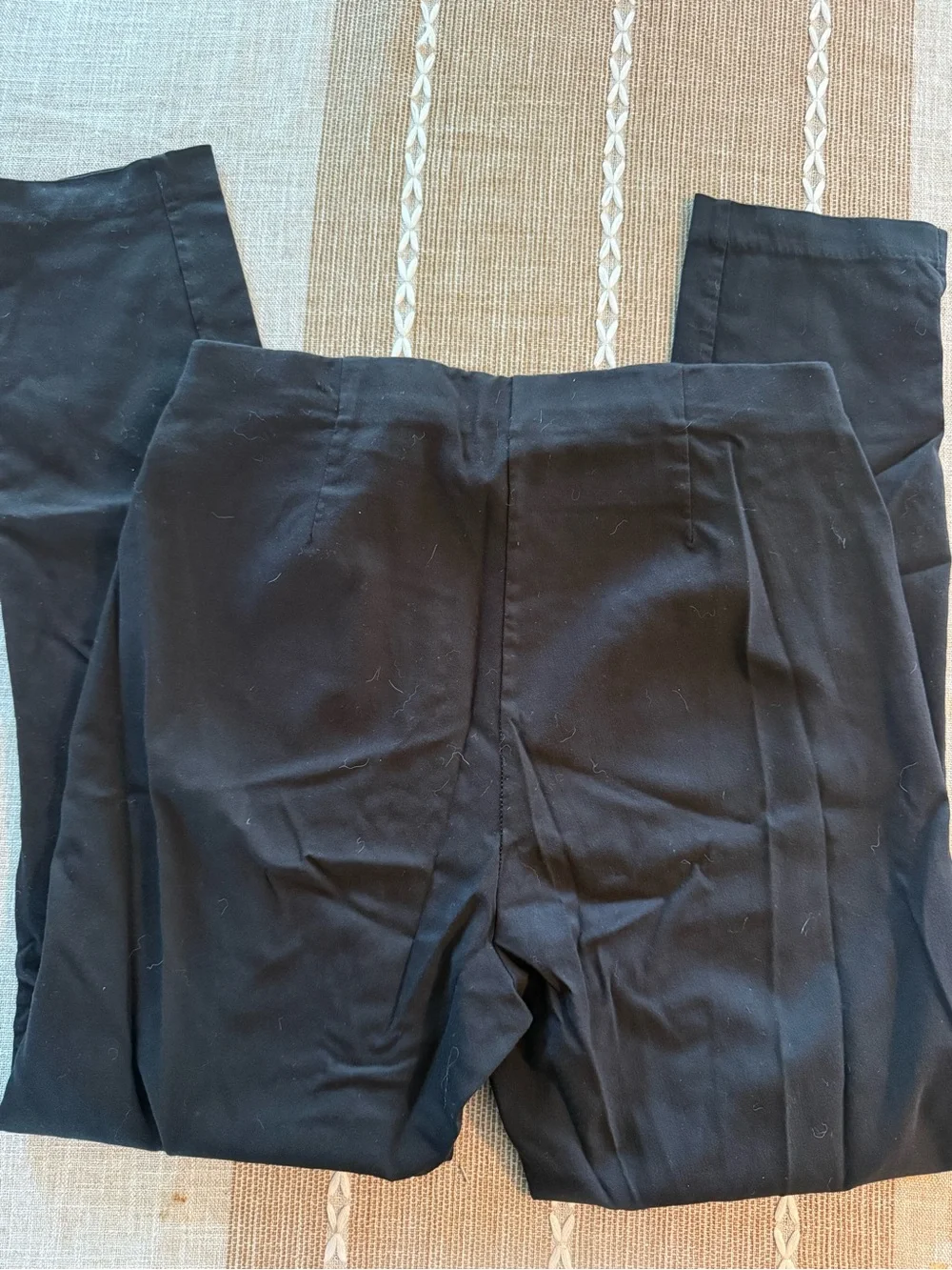 Michael Kors Black Leggings with Gold MK Accent
